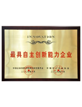 潤(rùn)大世紀(jì)榮獲最具自主創(chuàng)新能力企業(yè)榮譽(yù)證書(shū)，{dede:global.qz_keyword_b/}